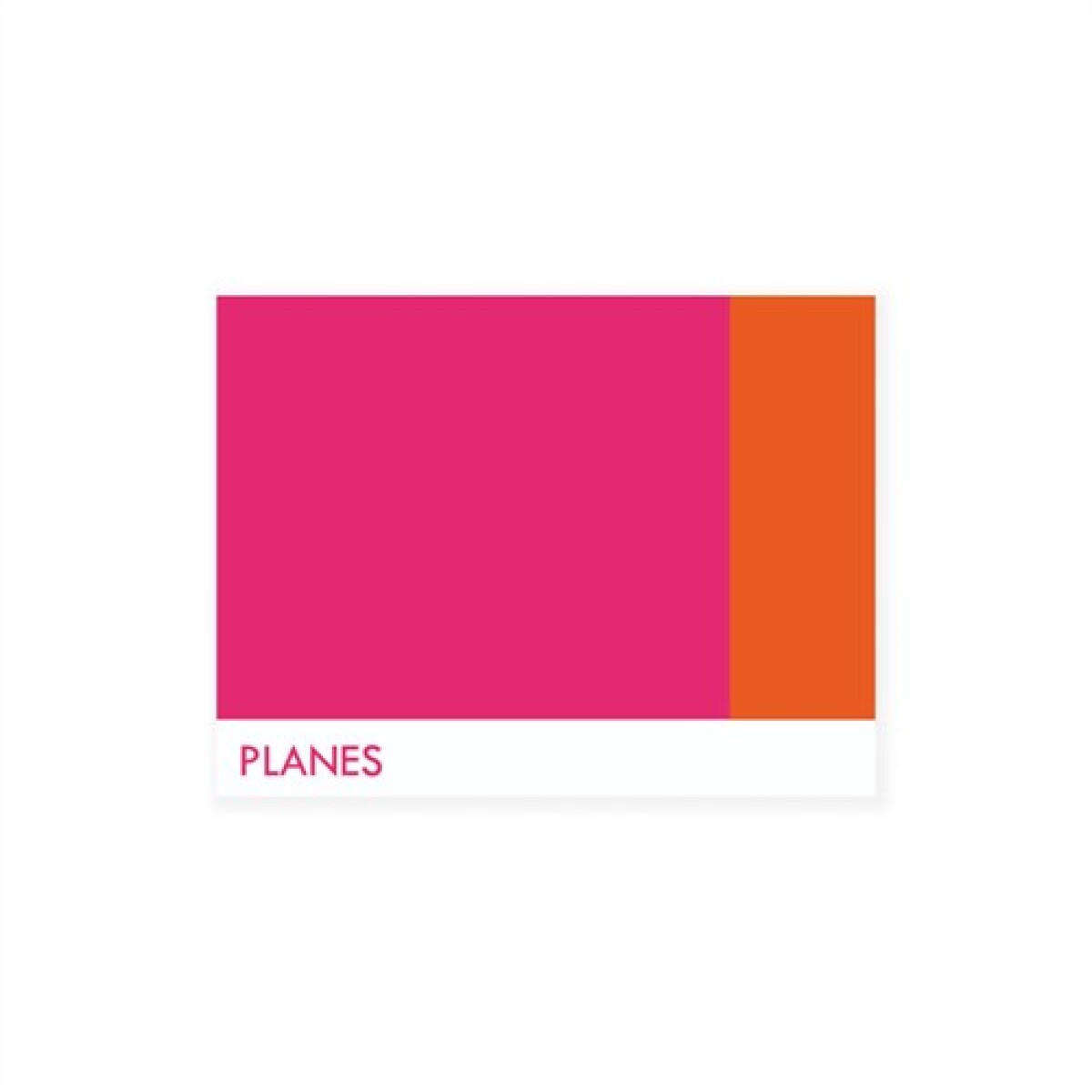 Planificador semanal naranja y fucsia 