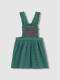 Pichi Cuadro Vichy Con Smock Verde