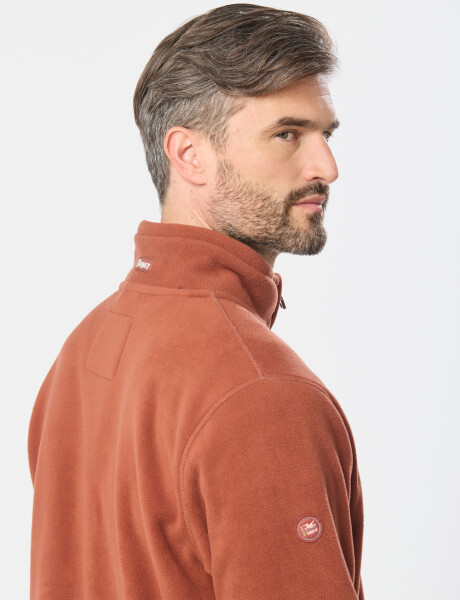 CAMPERA POLAR DE ABRIGO Terracota