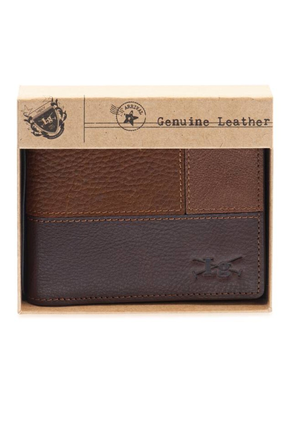 BILLETERA DE CUERO Marron