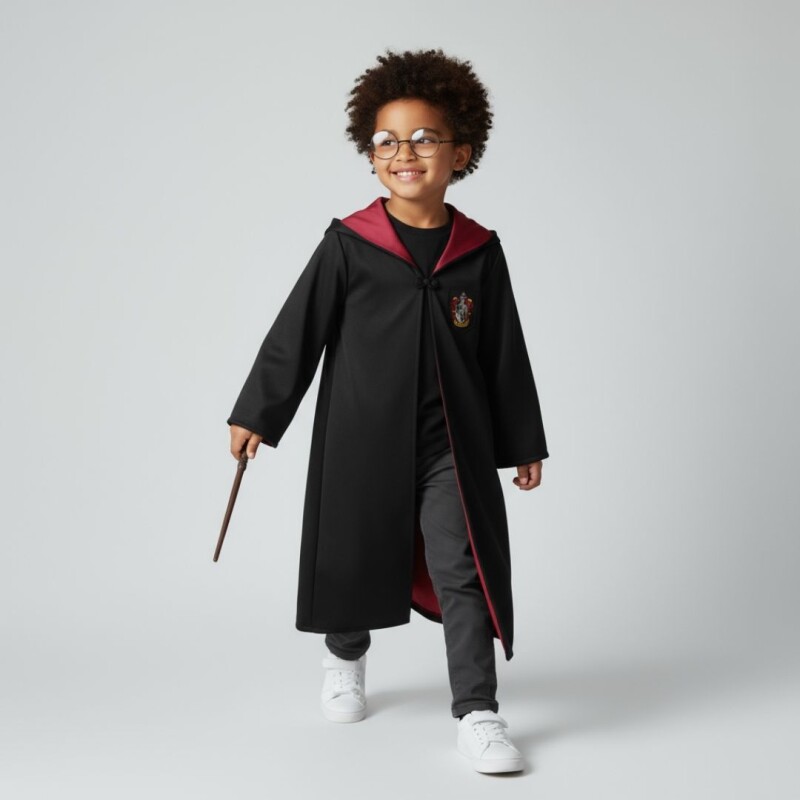 Disfraz Harry Potter- Talle XL Negro