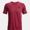 UA SPORTSTYLE LC SS - UNDER ARMOUR ROJO