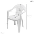 Silla Blanca De Polipropileno Apilable Silla Blanca De Polipropileno Apilable