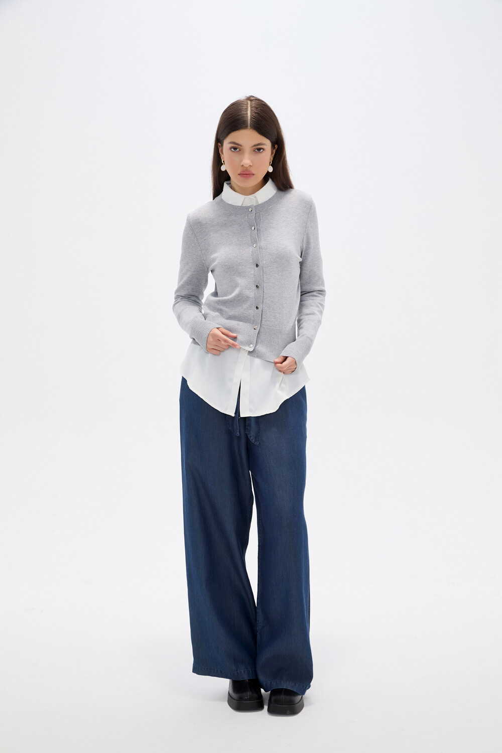 Saco Sylven Gris Melange Medio