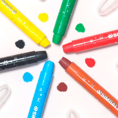 Set De 12 Crayolas Rígidas 12 Cm De Largo.