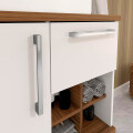 CONJUNTO MUEBLE DE BAÑO MODELO VENEZA BLANCO CON NOGAL / MUEBLE DE COLGAR + ESPEJO + BACHA / 70CM Conjunto Mueble De Baño Modelo Veneza Blanco Con Nogal / Mueble De Colgar + Espejo + Bacha / 70cm