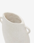 Jarrón Neti de papel maché blanco 27 cm Jarrón Neti de papel maché blanco 27 cm