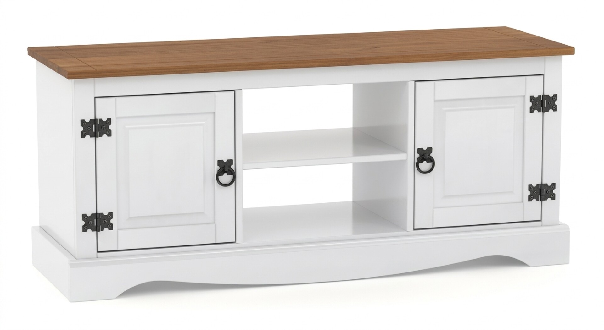 RACK 2 PUERTAS 1 ESTANTE CERA BLANCO P1401 