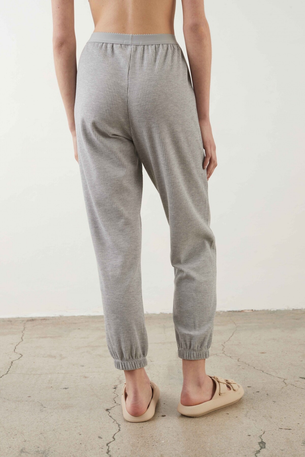 Pantalón Selma Gris Melange