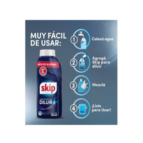 Pack 2 Jabón Líquido Skip para Diluir 500ML 001