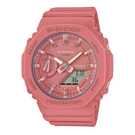 Reloj G-Shock para dama con banda de resina rosado