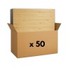 50 Placas Revestimiento Pared Autoadhesiva 70x77cm Promo X50 Madera Clara