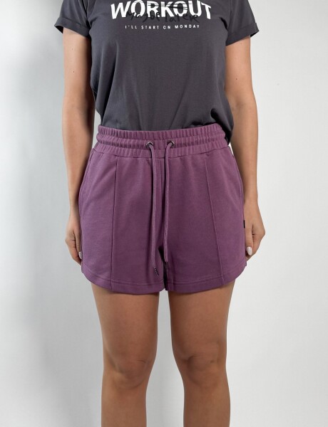 Short de algodon Tini Lila