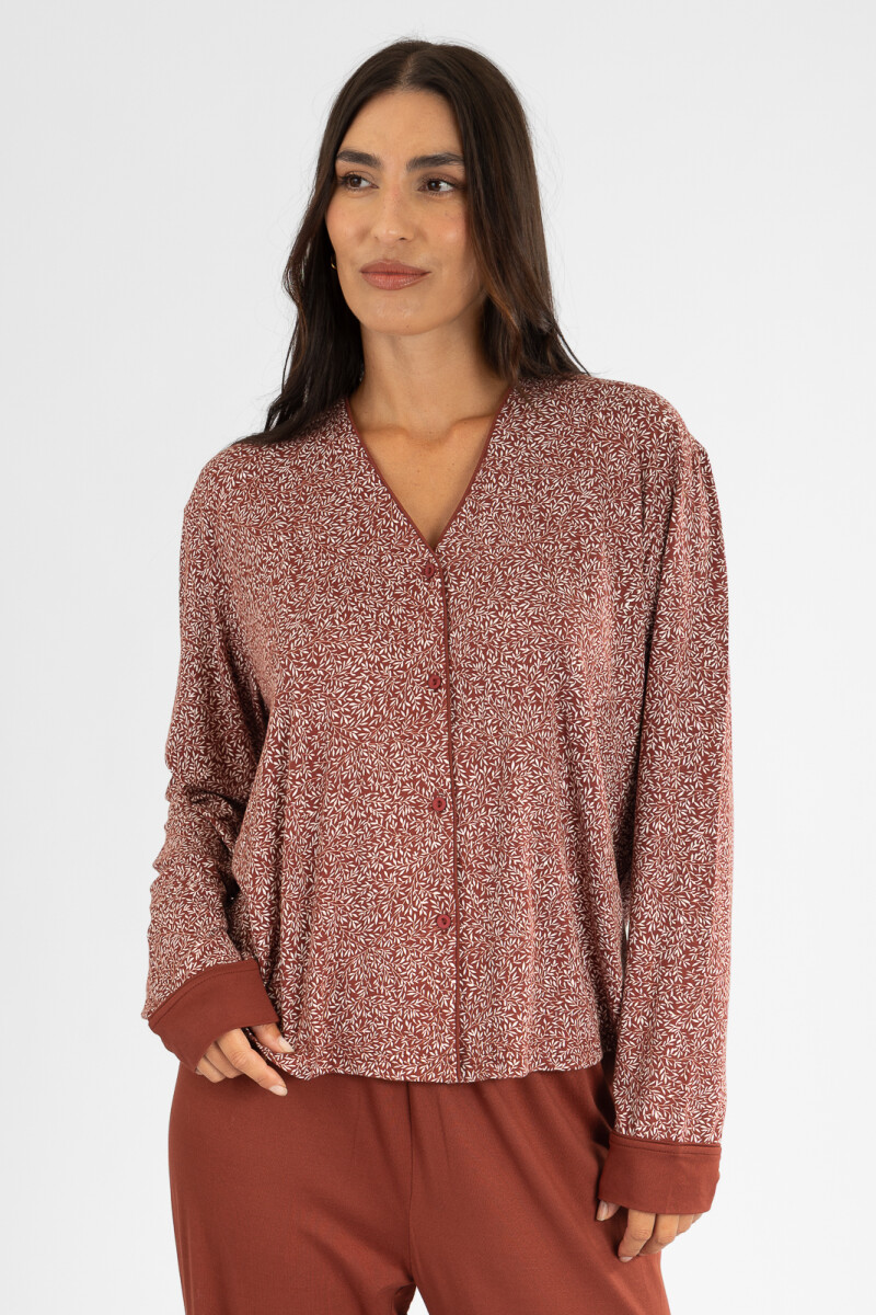 Pijama muro Bordeaux