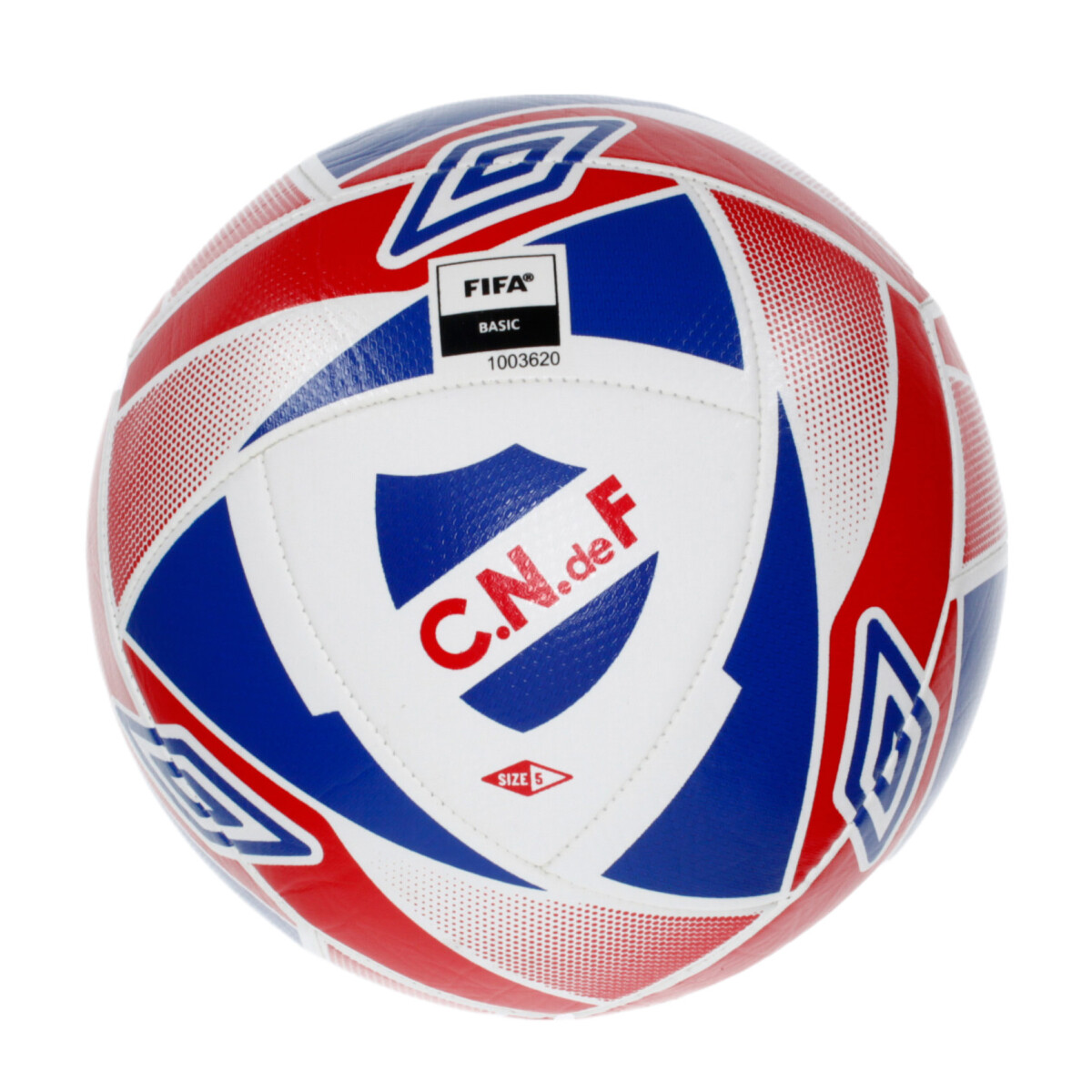 Pelota Umbro Nacional - Blanco - Azul - Rojo 