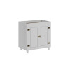 Bajo mesada 2 puertas - Linea Mexicana - Blanco Bajo mesada 2 puertas - Linea Mexicana - Blanco