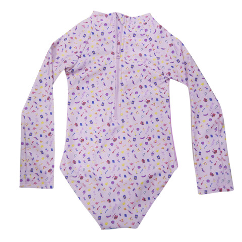 Malla Infantil Entera con Mangas Princesas Disney Talle 2/6 U