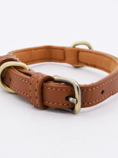 COLLAR AJUSTABLE TOBY MARRON (V)
