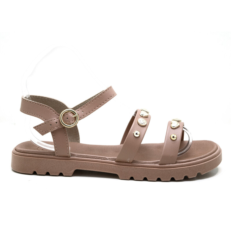Sandalias Molekinha Infantil de Niños - 2344.142-9569 Nude