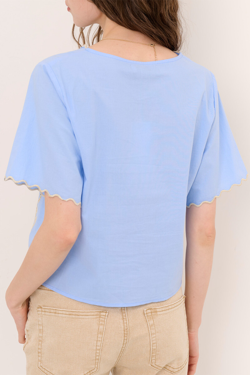 CAMISA SUSPIRO CELESTE