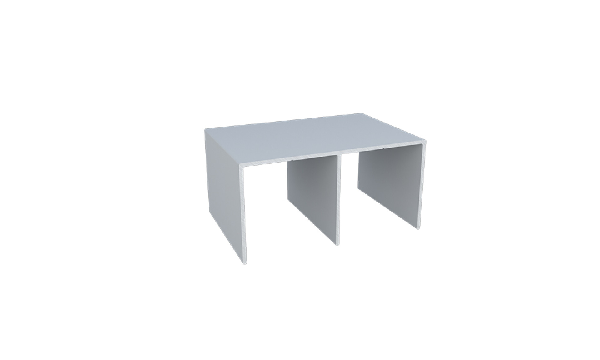 Perfil Superior Rm 025 - Aluminio 2 Metros 