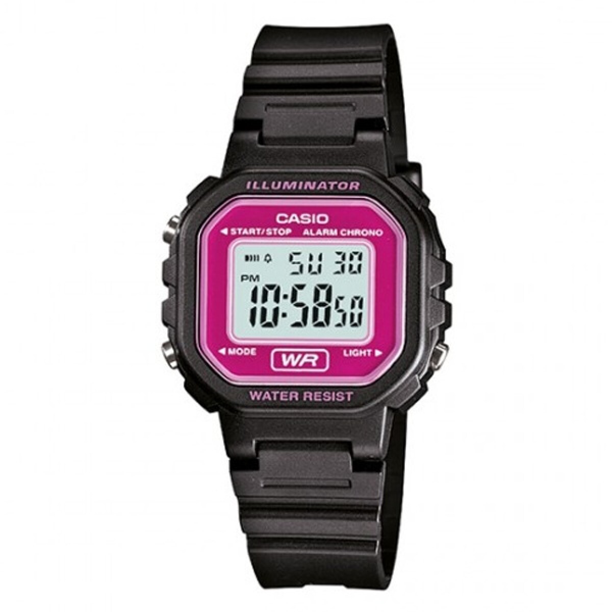 Reloj CASIO LA20WH-4ADF en Resina Negro Esfera 30mm 