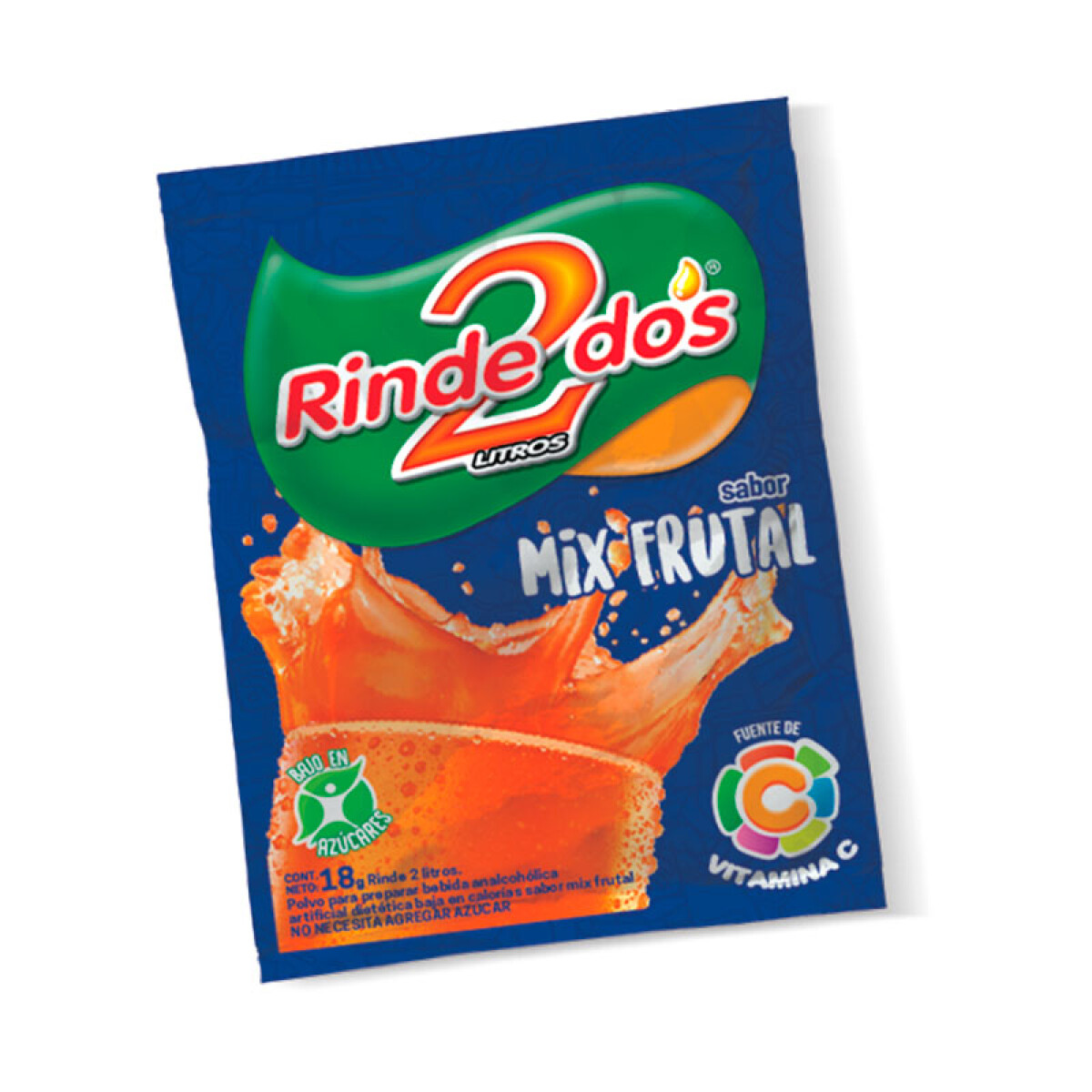 Jugo RINDE DOS Pack 20 Unidades - Mix Frutal 