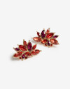 Aros Clips Strass Aros Clips Strass - Rojo Medio