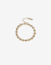 Pulseras Flexibles Metal Pulsera Flexible Metal Corazones - Dorado