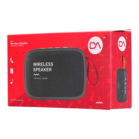 Da - Parlante Portátil DM0064 - Bluetooth. Alcance: 15 Metros. 3W Potencia. 400 Mah Batería 001