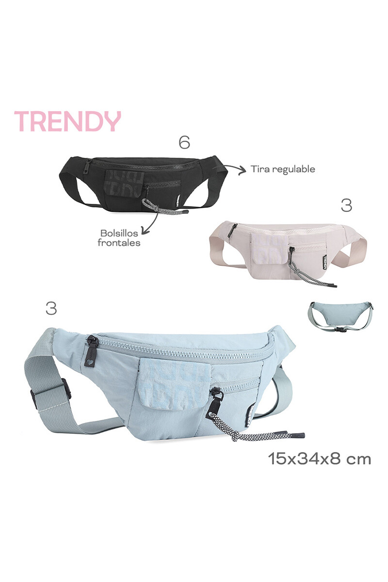 Riñonera Trendy Celeste