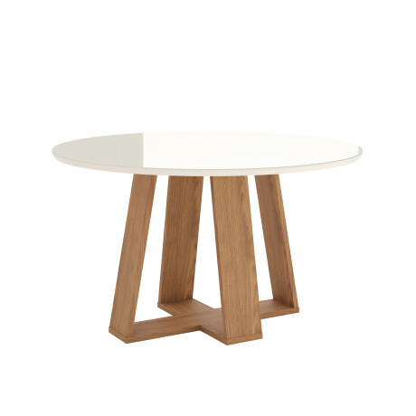 MESA DE COMEDOR CON TAPA REDONDA PARA 6 LUGARES MESA DE COMEDOR CON TAPA REDONDA PARA 6 LUGARES