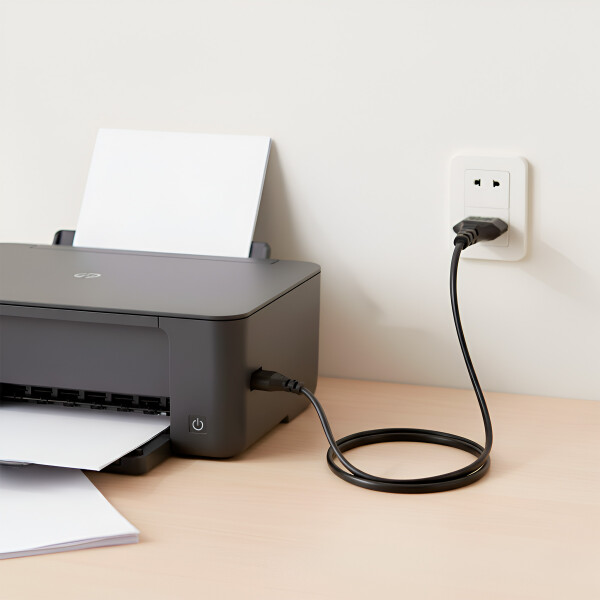 Cable De Poder Tipo 8 Para Laptop Impresora Lampara Radio Color Negro