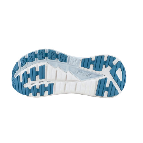 Championes Hoka W Gaviota 4 Light Blue & Orange