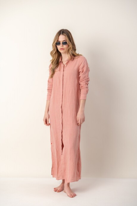 Camisola de lino Rojo