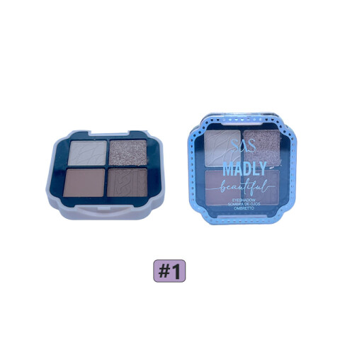 SAS Paleta de sombras de ojos 4 tonos Sas Paleta De Sombras De Ojos 4 Tonos