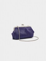 Bolso De Mano De Piel violeta
