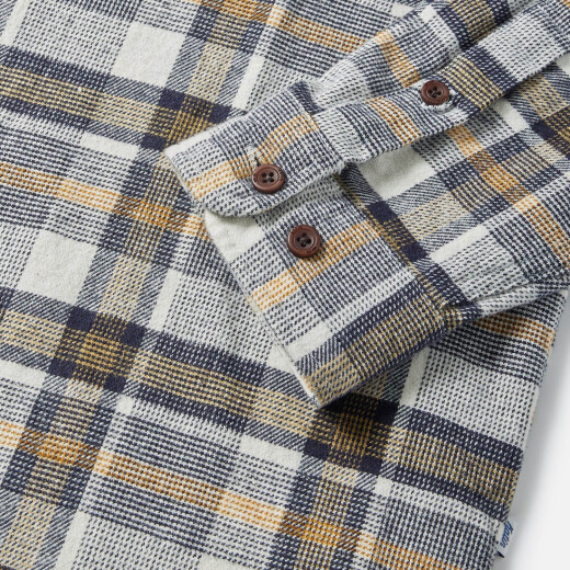 Camisa Katin Vincent Flannel - Blanco Camisa Katin Vincent Flannel - Blanco