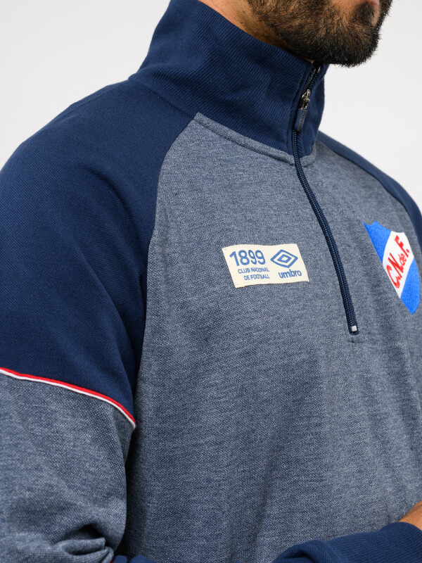 MEDIO CIERRE UNIT Nacional Hombre Azul Marino