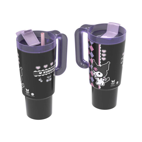 Vaso Jarra de Plástico Kuromi 650 ml U