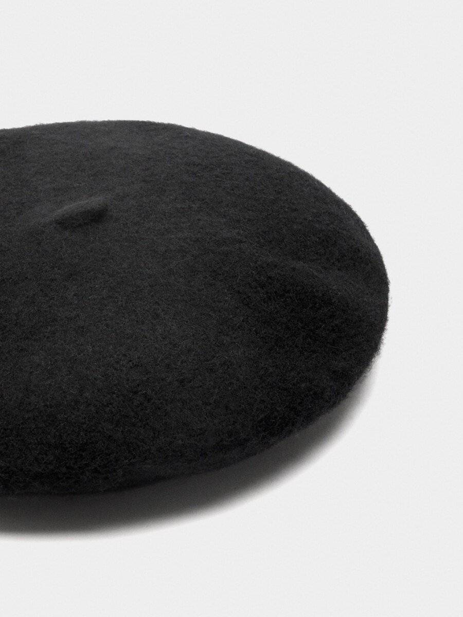 Boina De Lana negro