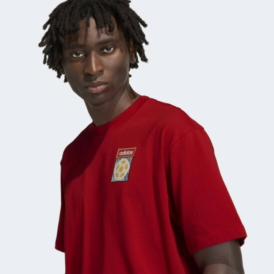 Remera Adidas Archive Country Flag Rojo