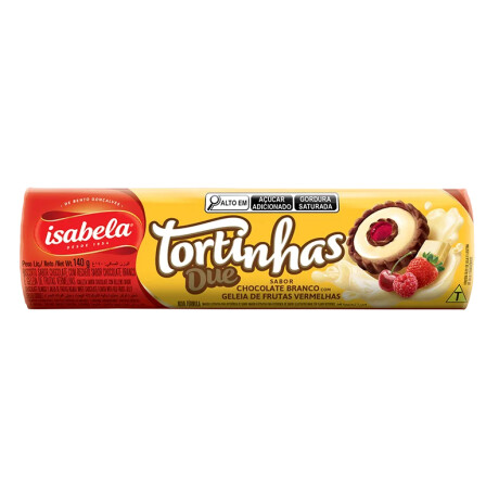 Galleta Tortita Isabella Duo Chocolate Blanco con Gelatina de Frutos Rojos