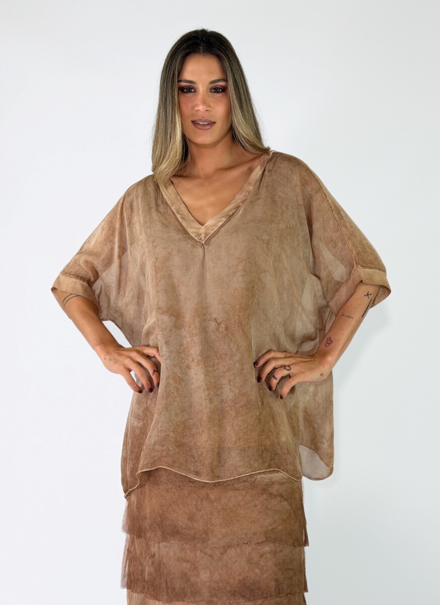 BLUSA VERONA - CAMEL 