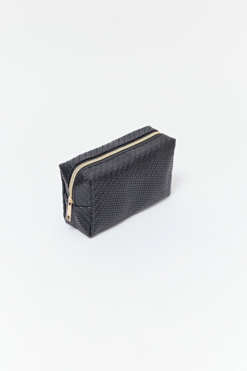 Necessaire Tejido Negro