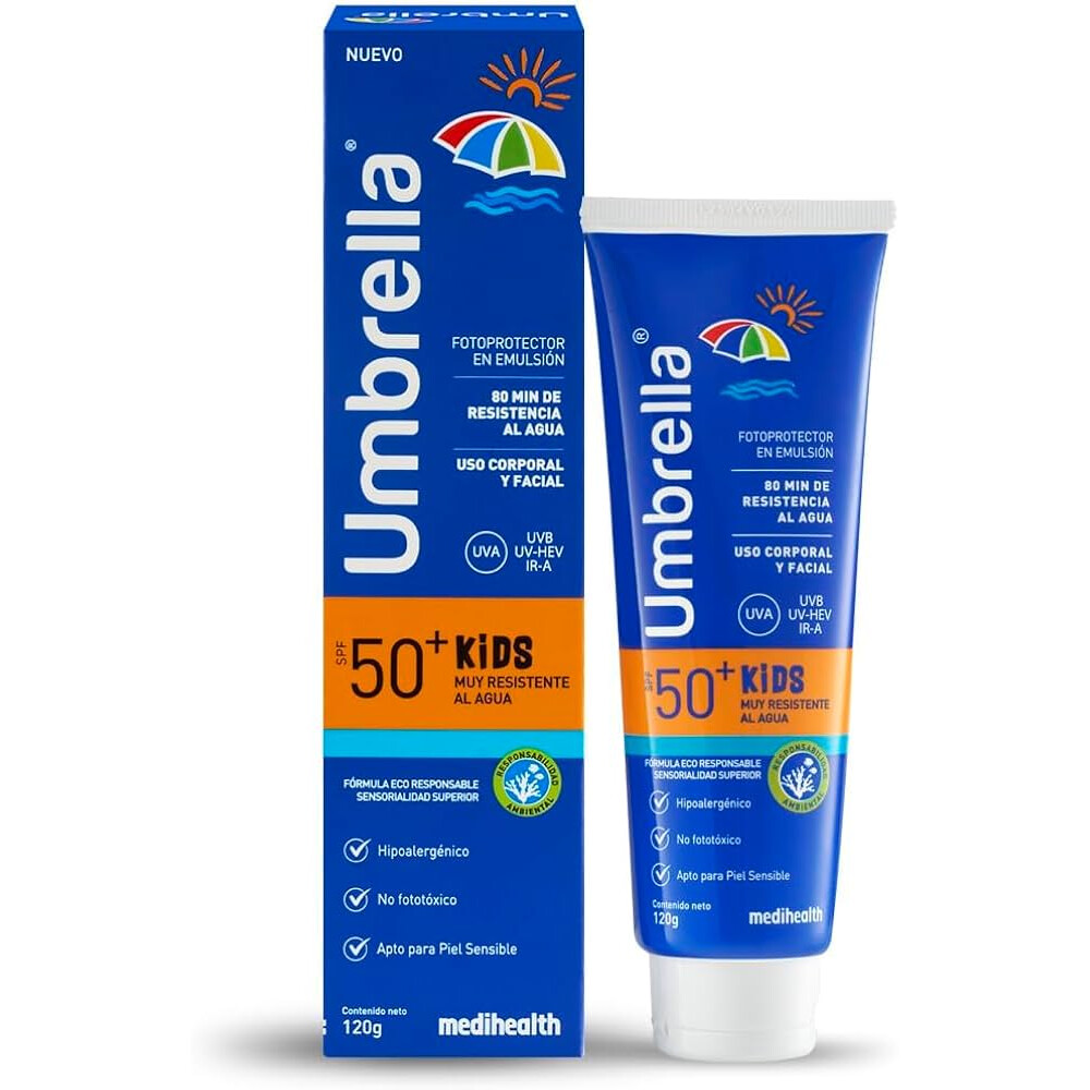 Protector Solar Umbrella Spf 50+ | Waterproof Kids | 120 ml Protector Solar Umbrella Spf 50+ | Waterproof Kids | 120 ml
