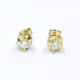 Caravanas En Oro 18K Y Brillantes Caravanas En Oro 18K Y Brillantes