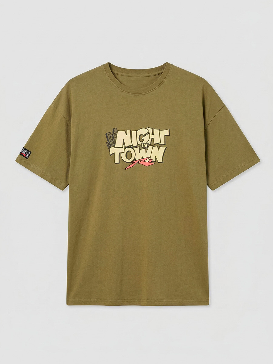 T-SHIRT FUNGI RUSTY - Oliva 