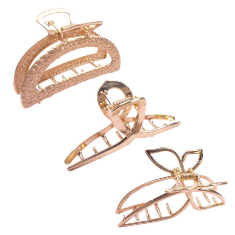 Broches pinzas doradas para el cabello Broches Pinzas Doradas Para El Cabello