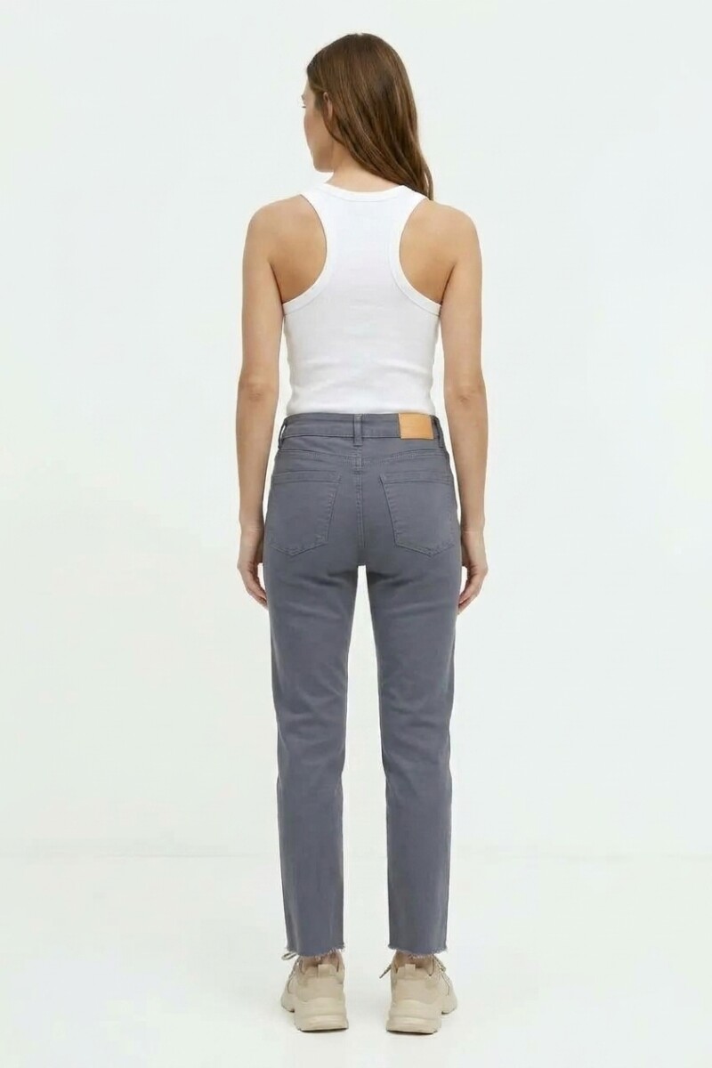Pantalon recto AZUL PIEDRA